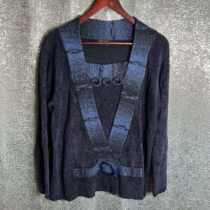Moffi blue sweater